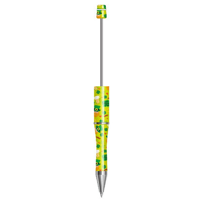 Clover Print Beadable Ballpoint Pens 14.4 cm DIY Craft Supplies 16