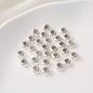 50pcs Smooth Brass Spacer Crimp Beads 7