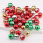 16mm Christmas Printed Acrylic Round Pumpkin Beads Holiday Craft
