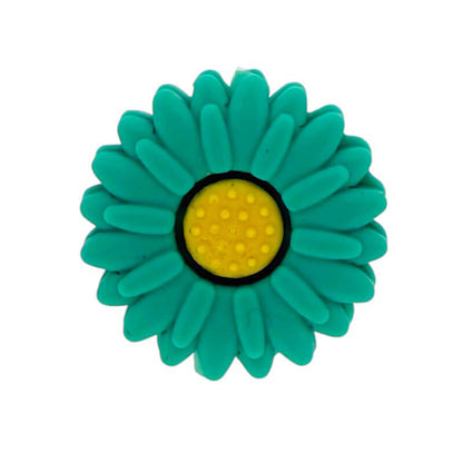 20Pcs Silicone Focal Beads Daisy Sunflower Front Facing Design 2