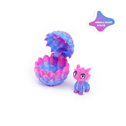 3D Printed Openable Dragon Egg Set Cute Pet Dragon Ornament Gift
