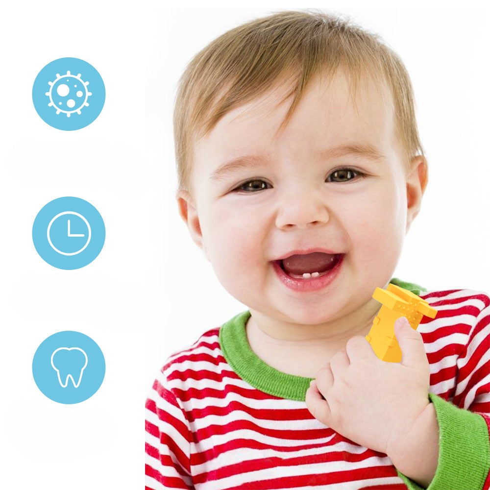 Animal Shape Silicone Teething Toy Baby Teether Set 3