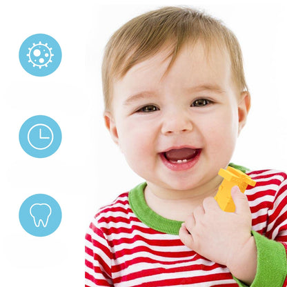 Animal Shape Silicone Teething Toy Baby Teether Set 3