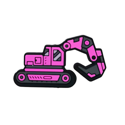 Silicone Focal Beads Four Color Excavator Side Profile 5