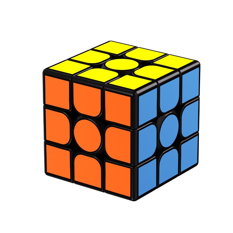 Plastic Fidget Cube Puzzle 5.5cm Smooth Speed Cube 4