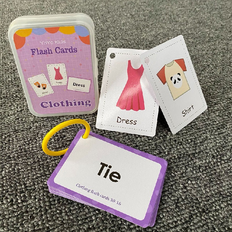 Educational Flash Cards Learning Toy Paper 63x88mm 2