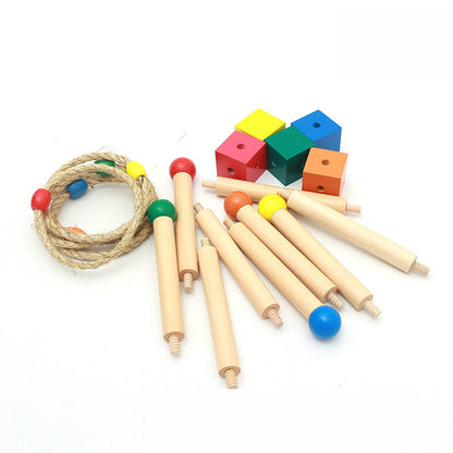 Wooden Hand Eye Coordination Montessori Toys for Kids 3