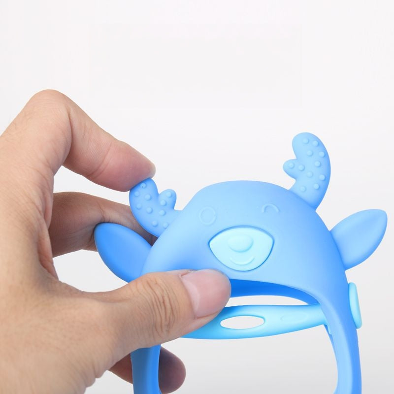 Silicone Baby Teething Toy Fawn Shape 5 Pack 3