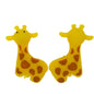 Silicone 3D Focal Beads Cute Giraffe Side Profile Design