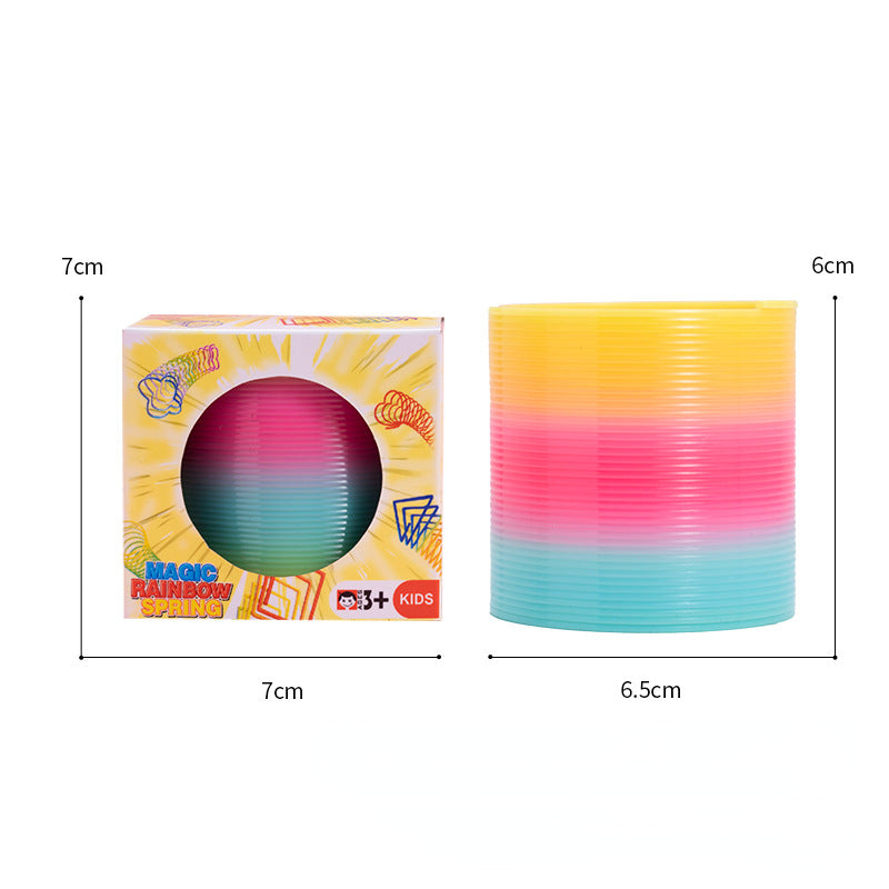 Magic Rainbow Slinky Toy Walking Spring Toy for Kids 2