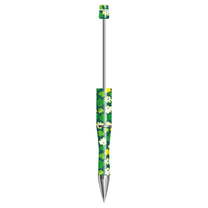 Clover Print Beadable Ballpoint Pens 14.4 cm DIY Craft Supplies 9