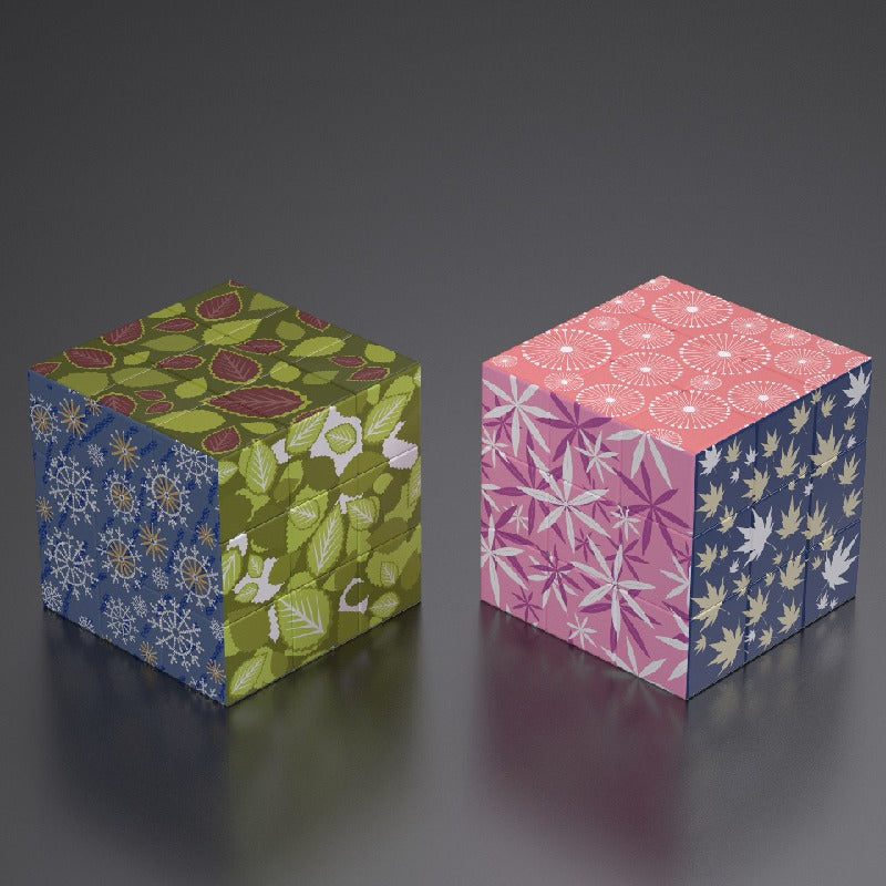 Plastic Zodiac Magic Fidget Cube Puzzle Toy 5.7cm 16