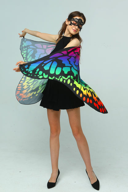 Butterfly Wings Costume Polyester 150cm 2pcs for Adults 60
