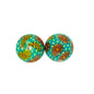 50pcs 15mm Printed Silicone Beads New 5 Patterns