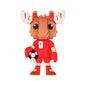 20Pcs Silicone 3D Focal Beads World Cup Mascot Holding Soccer Ball 12