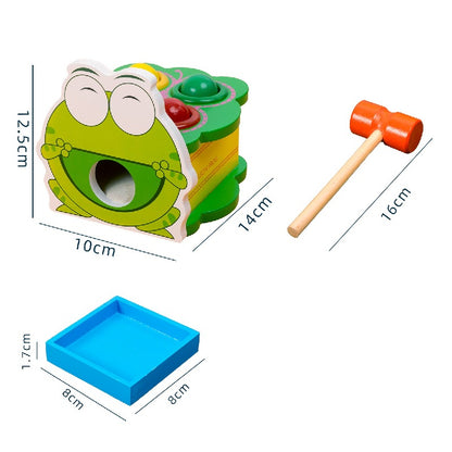 Wooden Percussion Piling Bench Montessori Toy for Toddlers