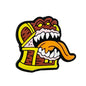 20pcs Silicone Focal Beads Monster Croc Head with Tongue Out