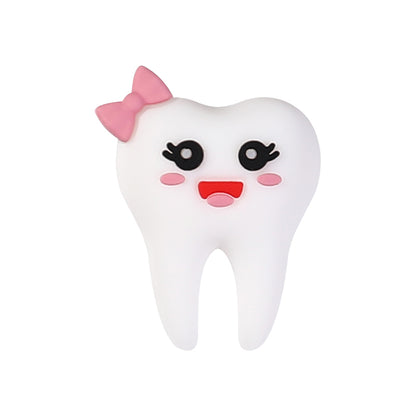20Pcs Silicone 3D Focal Beads Dentist Mouthwash Teeth and Uniforms 12