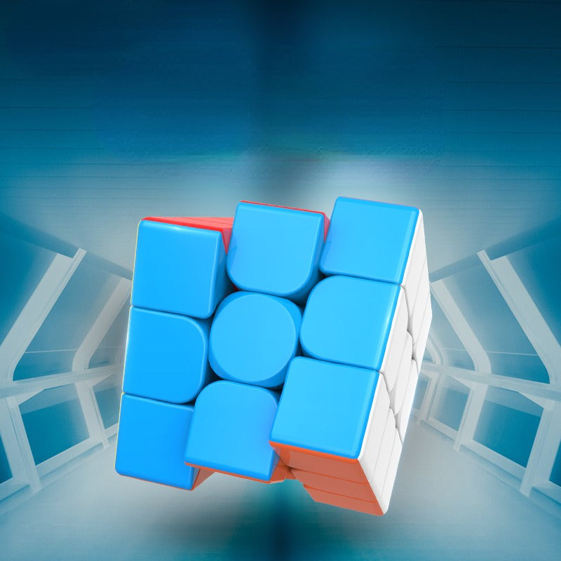 Plastic Fidget Cube Puzzle 5.5cm Smooth Speed Cube 3