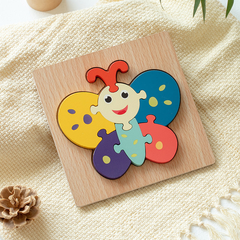 Animal Wooden Puzzle 3D Educational Toy for Kids 20