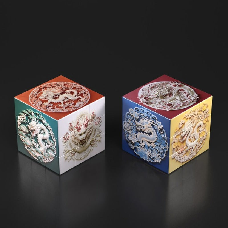 Plastic Zodiac Magic Fidget Cube Puzzle Toy 5.7cm 9