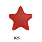 45mm Star Silicone Beads 50pcs