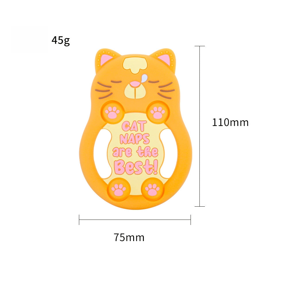 Animal Shape Silicone Baby Teething Toys Set of 3 5