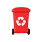 Silicone 3D Focal Beads Sanitation Series Recycling Bin and Cap Designs 15