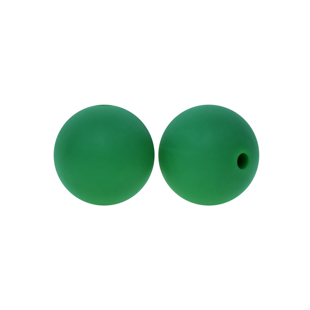 20pcs Christmas Silicone Beads Solid Color Assorted Sizes and Shapes 6