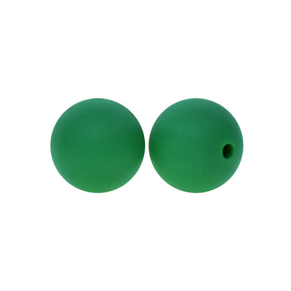 20pcs Christmas Silicone Beads Solid Color Assorted Sizes and Shapes 6