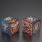 Plastic Zodiac Magic Fidget Cube Puzzle Toy 5.7cm 3