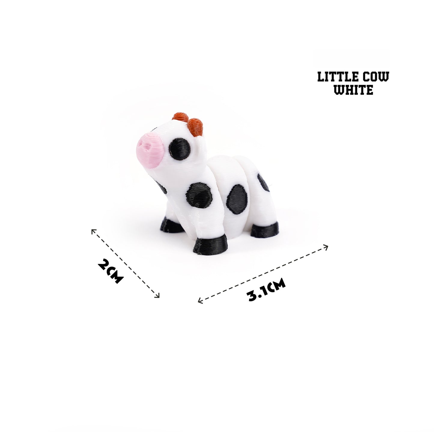 Giraffe 3D Printed Fidget Toy Articulated Flexible 40