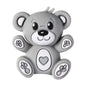 Silicone 3D Focal Beads Hug Bear Sitting Pose 14