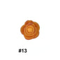 50pcs Silicone Focal Beads Rose Flower Double-Sided Design 12