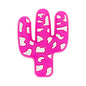 20pcs Silicone Focal Beads Cactus Cutout Center Design 3