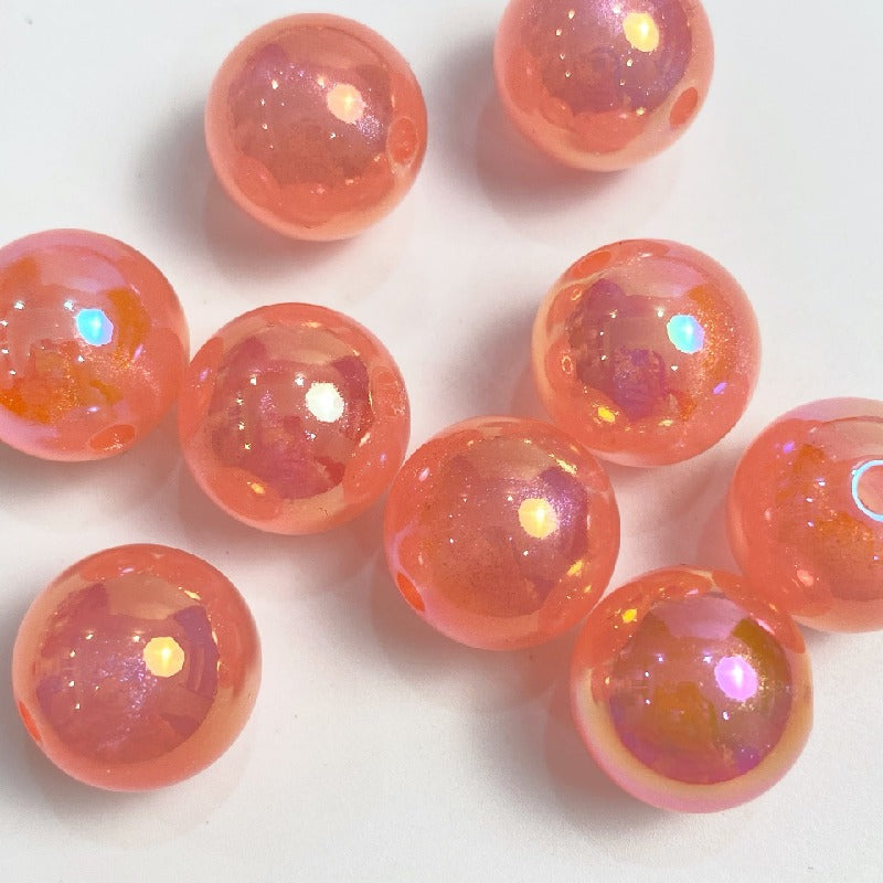 50pcs 16mm Glow in Dark Round Acrylic Beads for Jewelry Making 9
