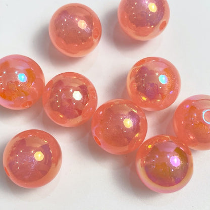 50pcs 16mm Glow in Dark Round Acrylic Beads for Jewelry Making 9