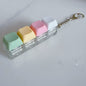 Plastic Keychain Button Mechanical Key Keyboard Fidget Toy 8