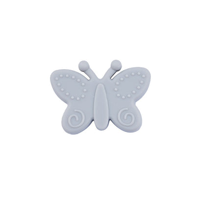 20pcs Silicone Focal Beads Butterfly Side Profile 8