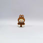 20Pcs Silicone 3D Focal Beads Cartoon Figure Sitting Pose 9