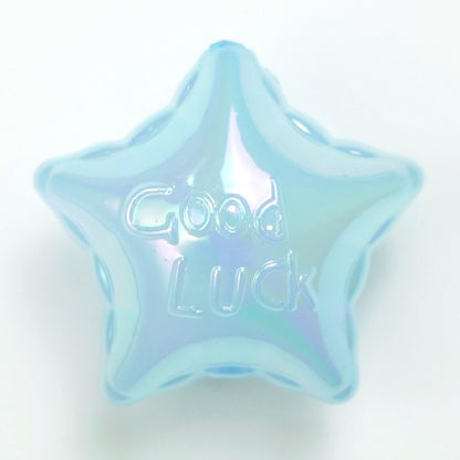 50pcs 25x16mm UV Finish Jelly Five-Pointed Star Acrylic Beads 7