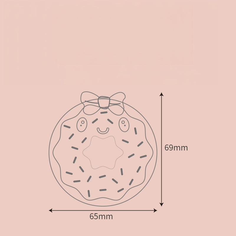Silicone Donut Shape Baby Teething Toys 5 Pack 3