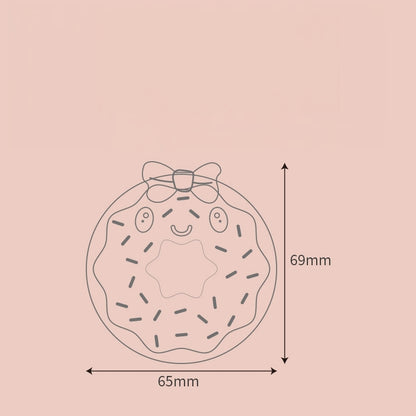 Silicone Donut Shape Baby Teething Toys 5 Pack 3