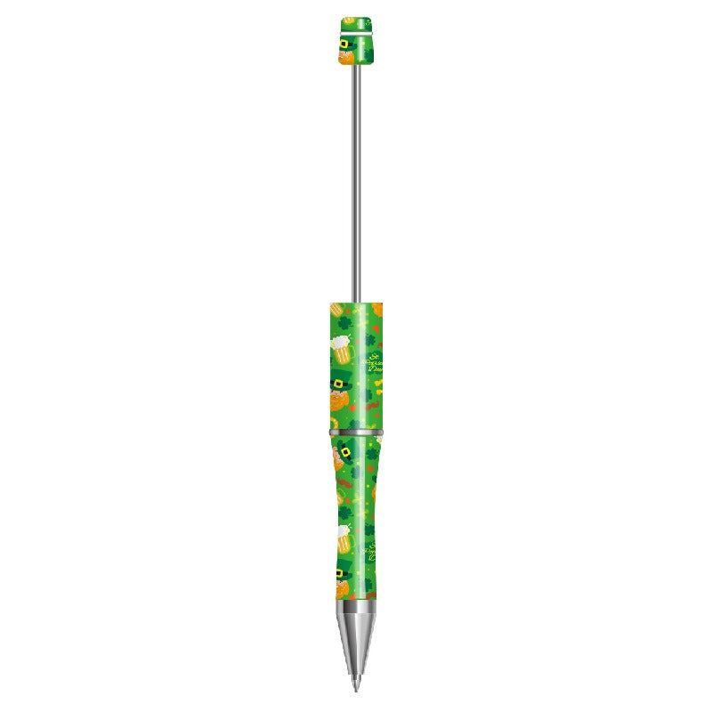 Clover Print Beadable Ballpoint Pens 14.4 cm DIY Craft Supplies 17