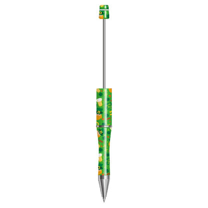 Clover Print Beadable Ballpoint Pens 14.4 cm DIY Craft Supplies 17