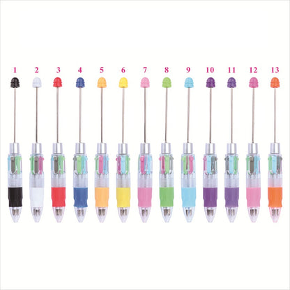 4-Color Beadable Pens DIY Craft Supplies Bullet Type 0.7mm
