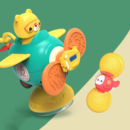 Helicopter Suction Cup Spinner Bath Toy for Toddlers 2
