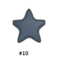 45mm Star Silicone Beads 50pcs