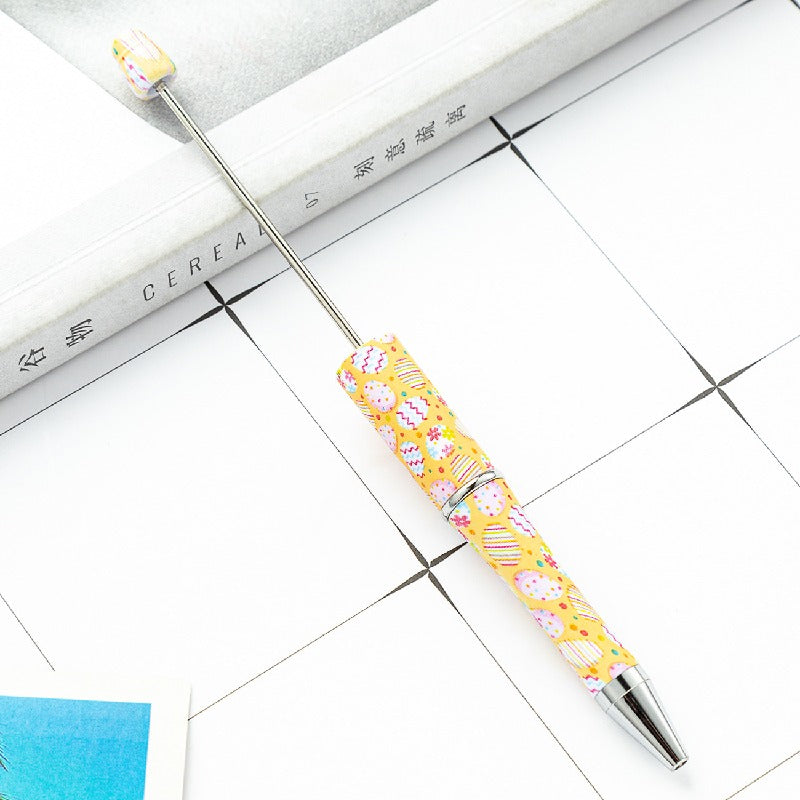 Easter Bunny Print Beadable Ballpoint Pens DIY Craft Supplies 15
