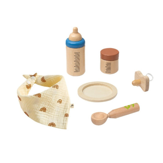 Wooden Simulation Milk Bottle Montessori Toys for Toddlers